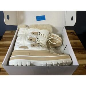 DREAM PAIRS Boys & Girls Faux Fur-Lined Winter Snow Boots